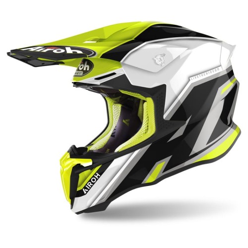 KASK AIROH TWIST 2.0 Shaken Yellow Gloss