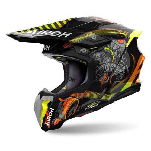 KASK AIROH Twist 3 Toxic Gloss