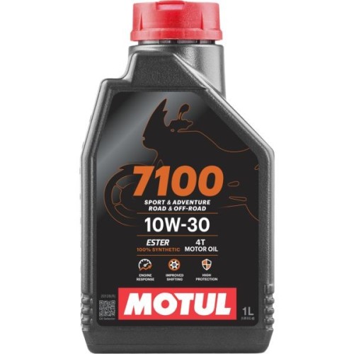 MOTUL Olej silnikowy 4T 10W30 7100 4T estrowy, API SN JASO MA-2 Syntetyczny