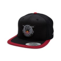 Czapeczka z daszkiem KINI-RB Crest Black/Red